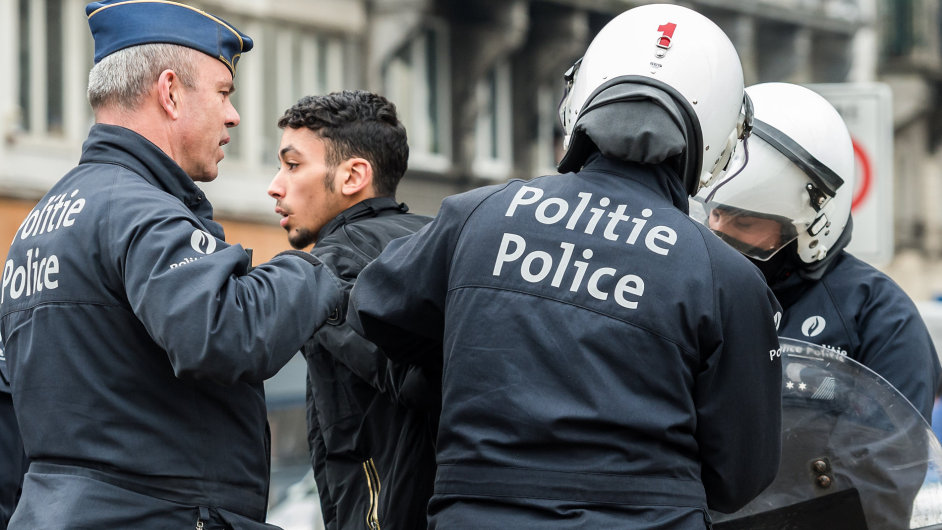 Belgie terorismus demonstrace