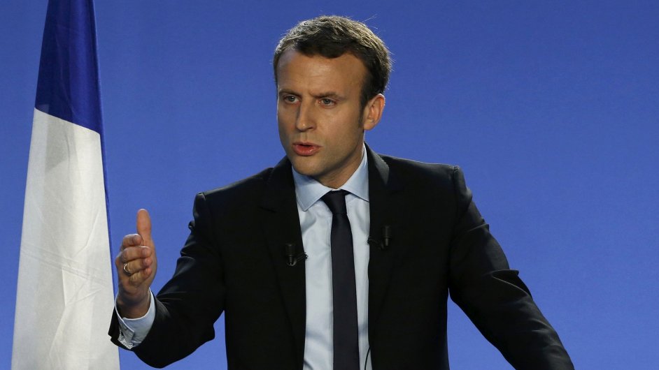 Francouzsk exministr hospodstv Emmanuel Macron.