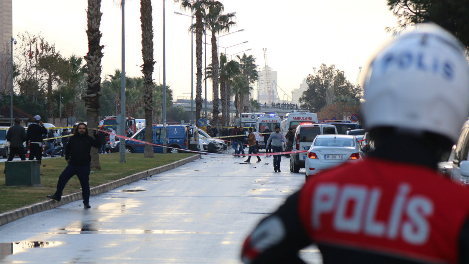 Turecko Policie Izmir Terorismus