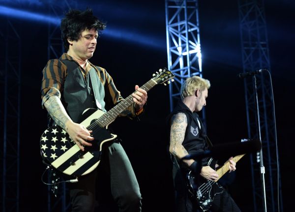 Americk&aacute; kapela Green Day vystoupila 22. ledna vPraze.