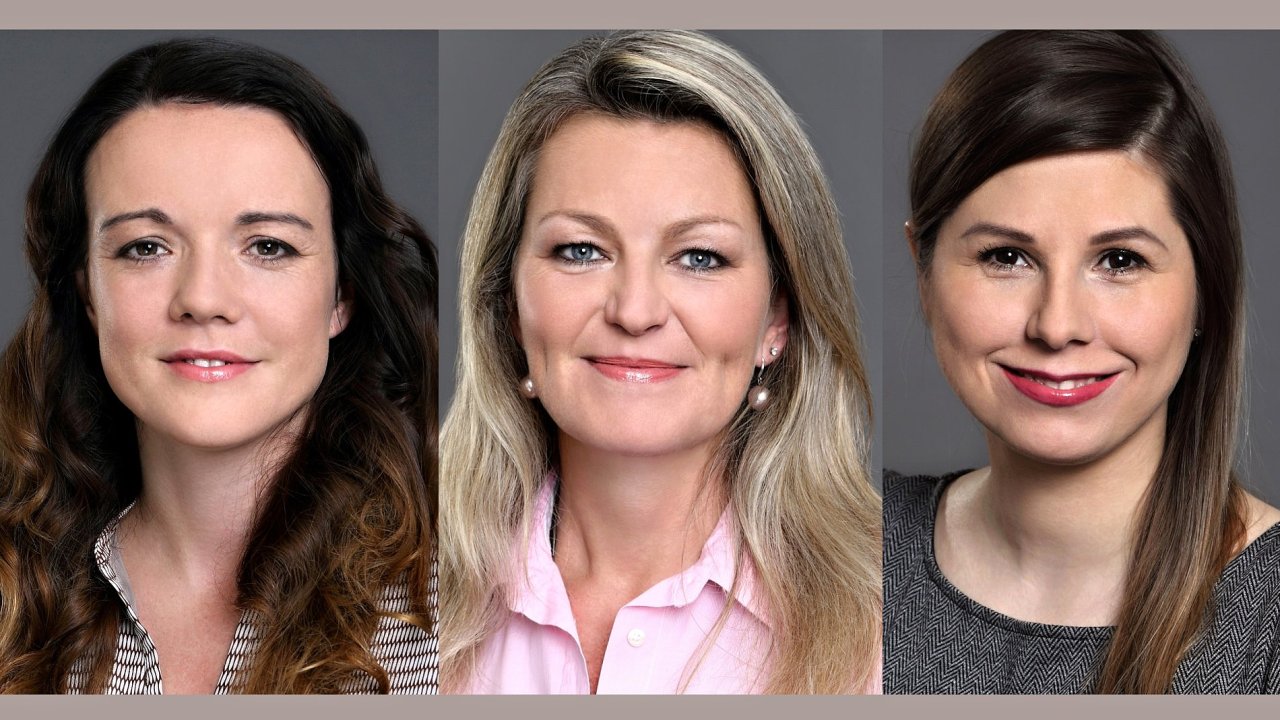 Iveta Valentová, Jitka Žákovská a Daniela Bartáková, oddìlení Asset Services CBRE