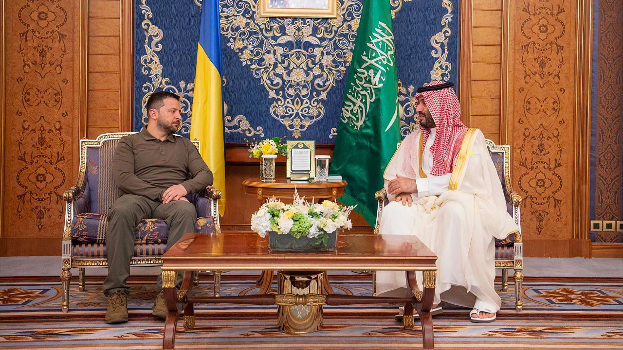 Ukrajina, Volodymyr Zelenskyj, saudský princ Muhammad bin Salmán