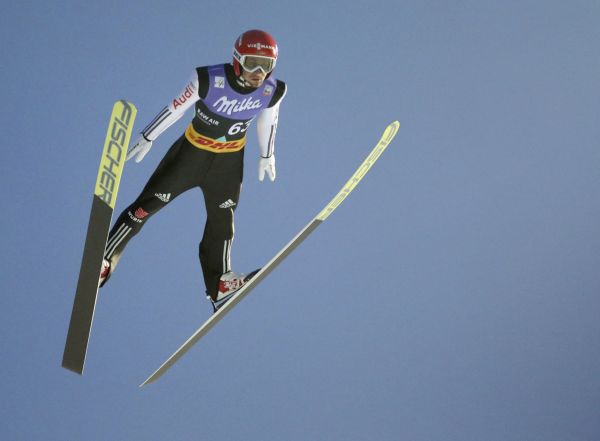 Markus Eisenbichler of Germany during qualification for FIS Ski Jumping Men&acute;s HS138 in Lillehammer