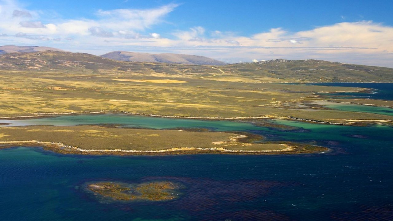 Falklandy, ilustran foto