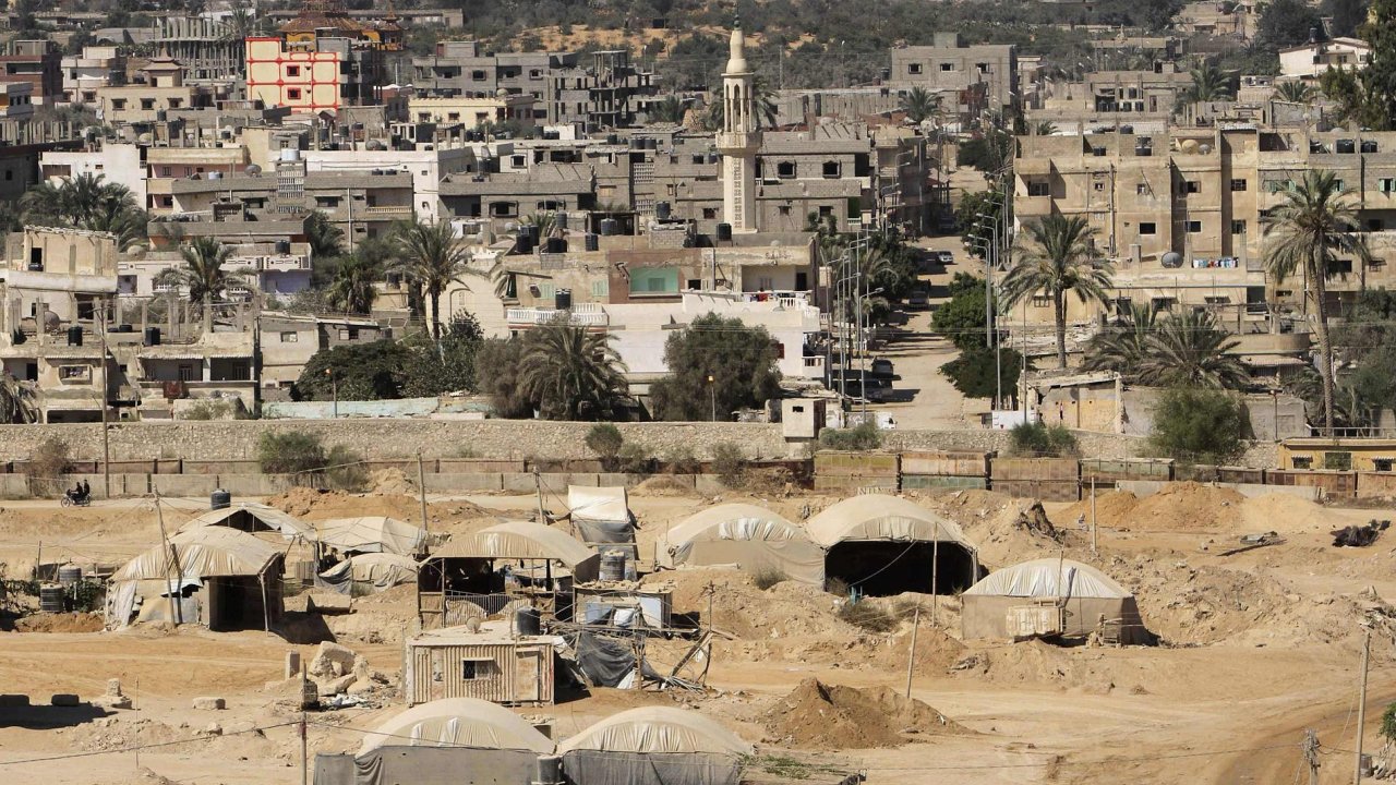 Podzemn tunely mezi Psmem Gazy a Egyptem