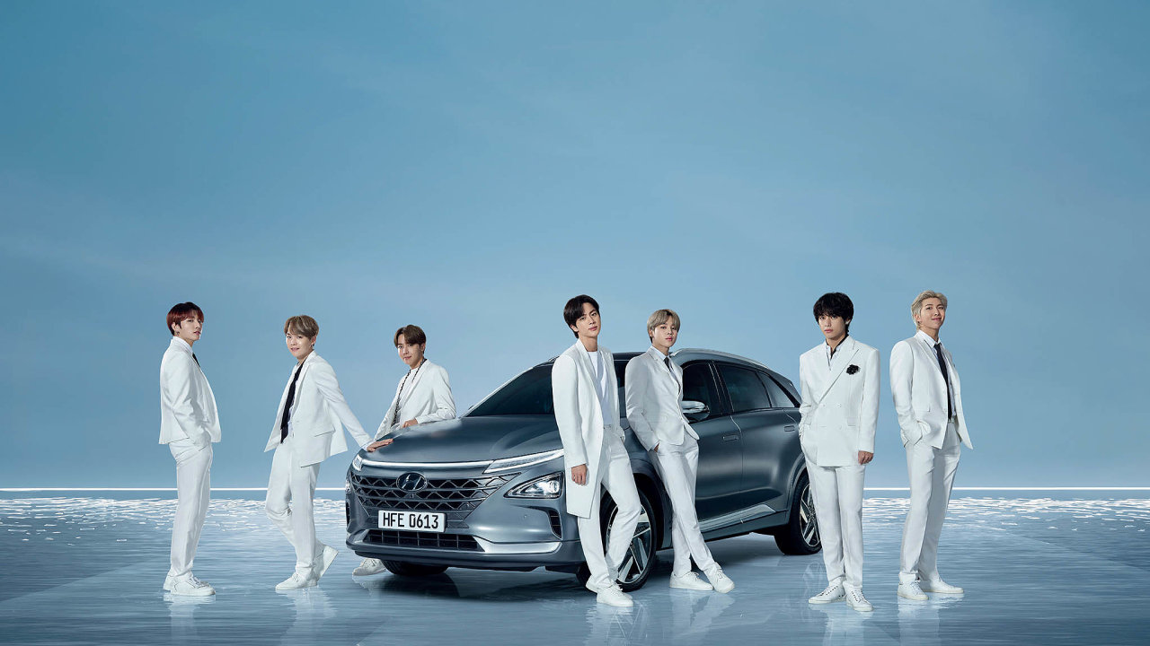 BTS v kampani Hyundai Nexo