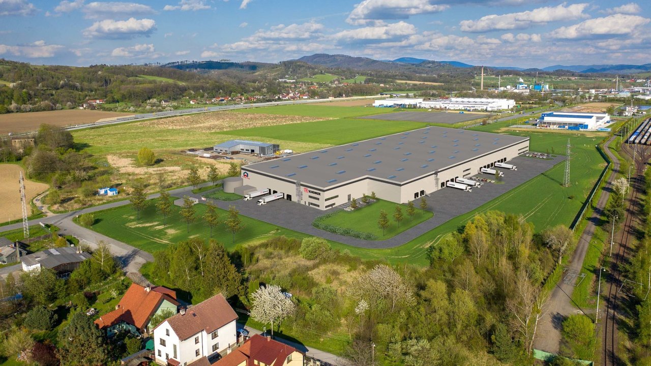 Skupina Arete, jejíž fond je v žebøíèku HN tím nejvýnosnìjším, napøíklad staví projekt logistického centra pro spoleènost DB Schenker ve Valašském Meziøíèí.