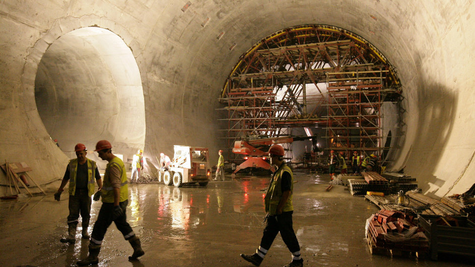 Stavba tunelu Blanka v Praze (ilustraèní foto)