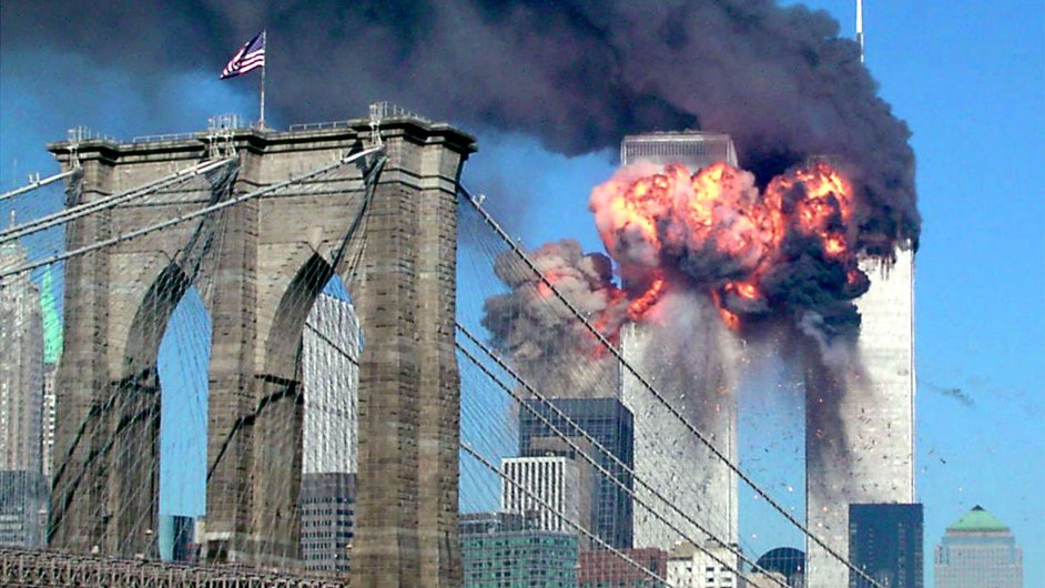 Zbry z 11. z 2001 v New Yorku. Symbol hrozby terorismu.
