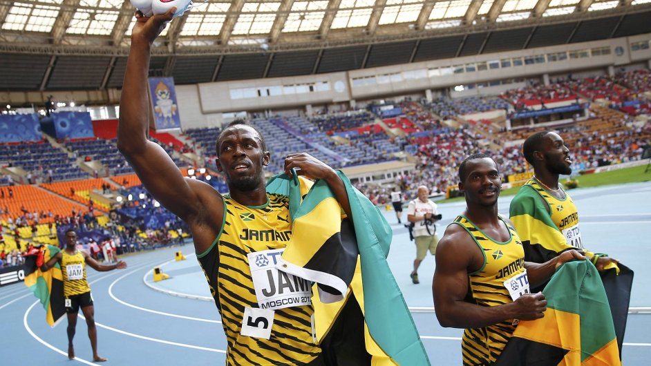 Usain Bolt vyhrl i ve tafet