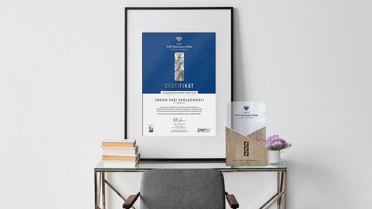 Clem certifikace pod ztitou partnera CZECH TOP 100 je zviditelnit podniky s vjimenmi vsledky.