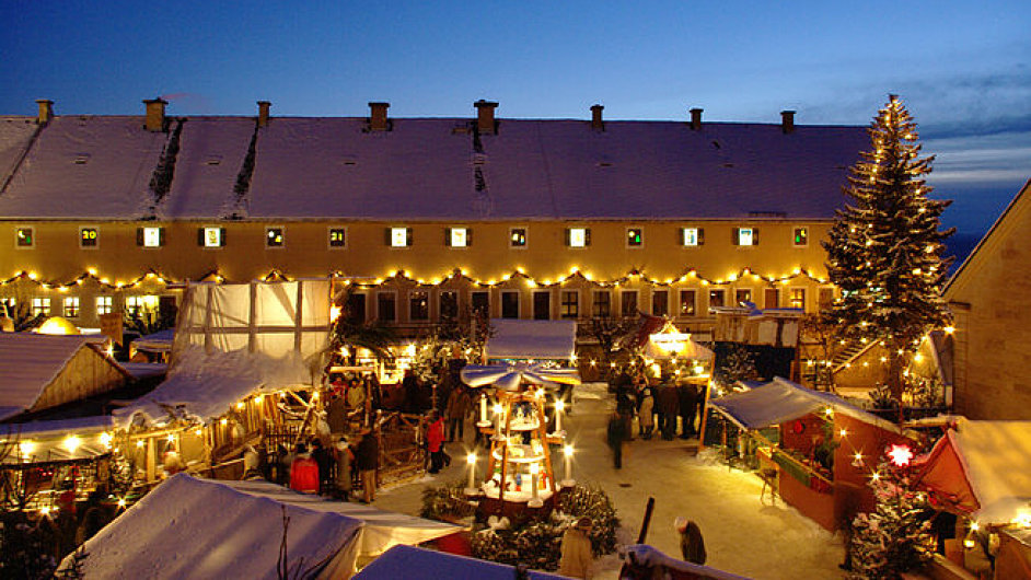 Vnon historick trh v pevnosti K Knigstein.