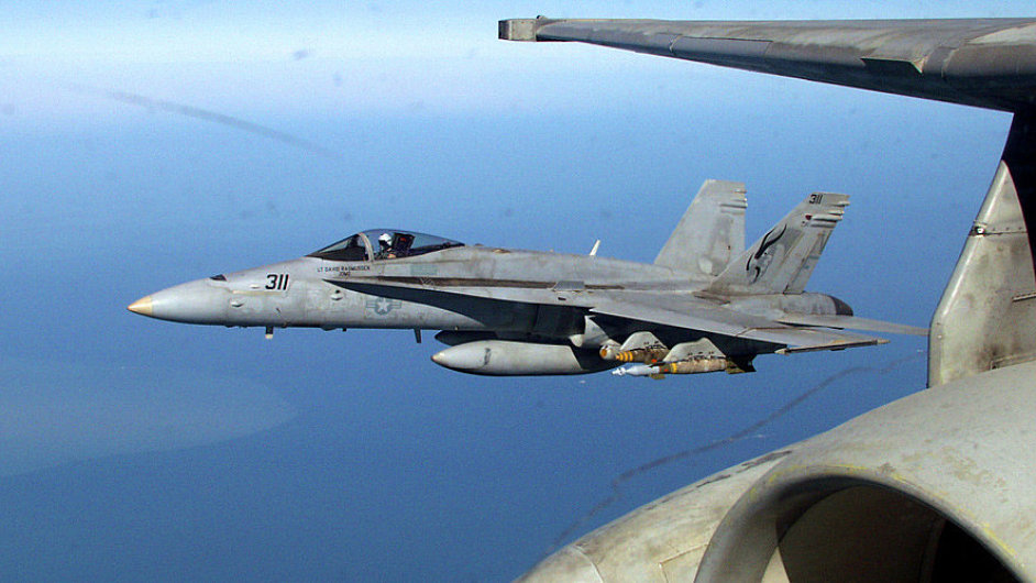 F/A-18 Hornet - Ilustran foto.