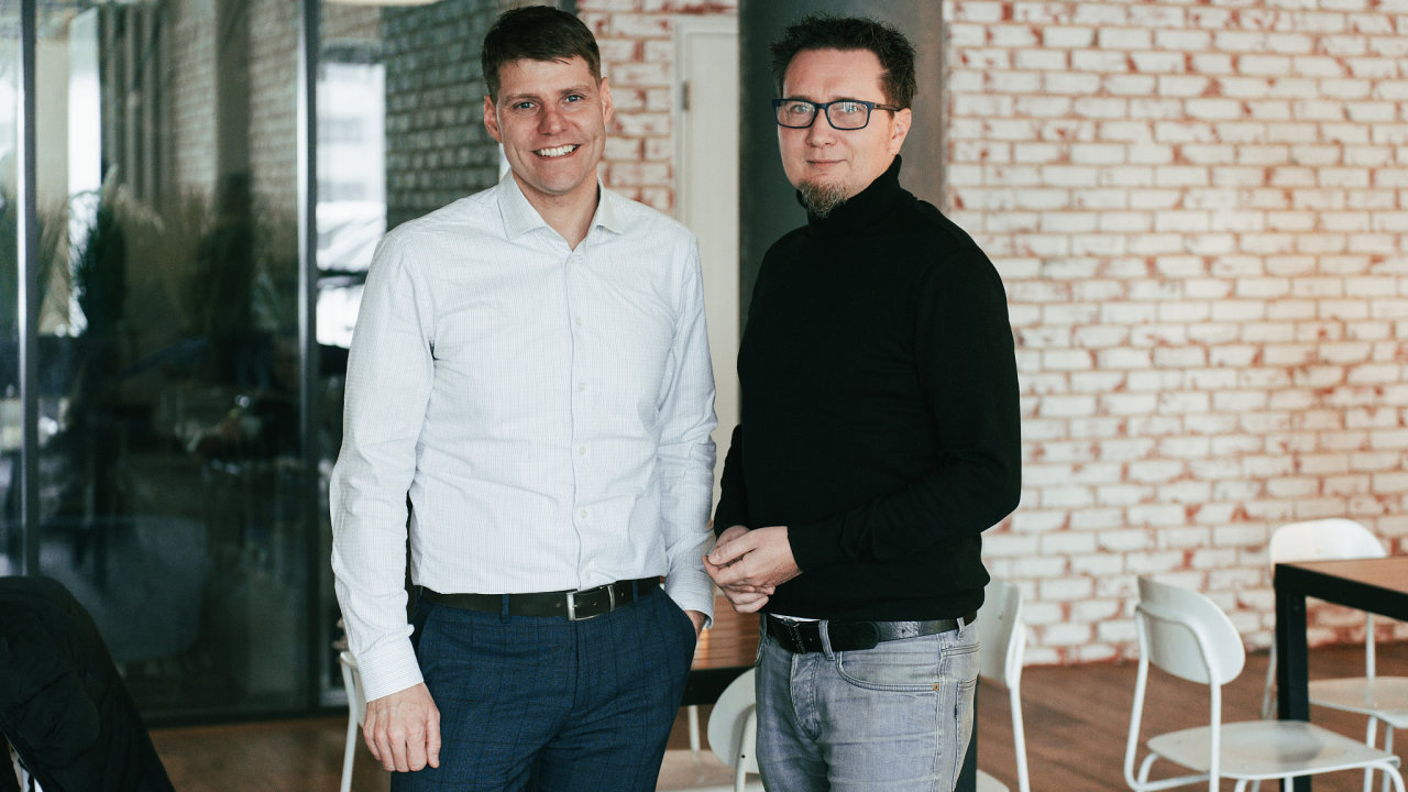 Zakladatelé start-upu Born Digital, zleva – Zenon Sliwka a Tomáš Malovec.