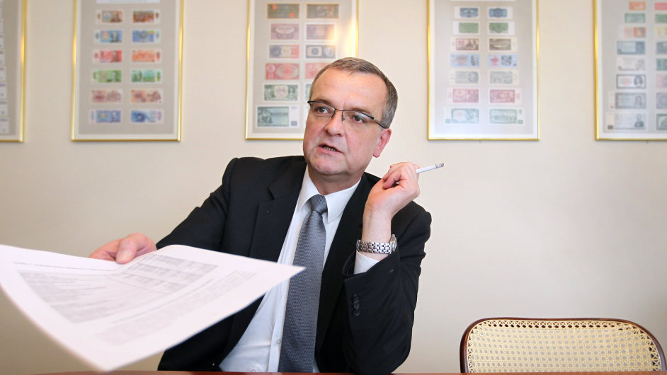 Ministr financ Miroslav Kalousek (TOP 09)