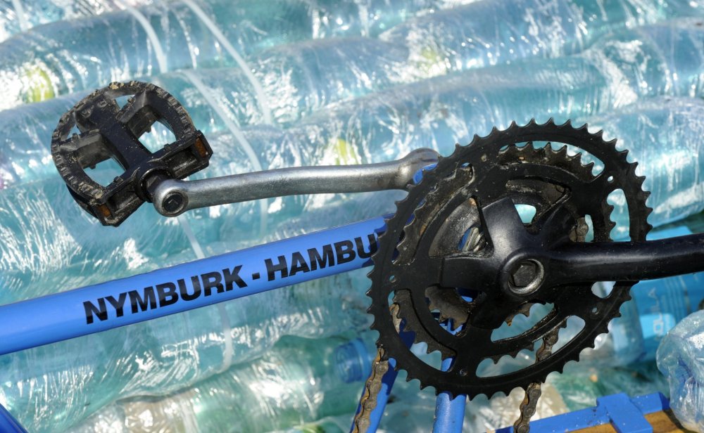 Loď Petburg na cestě z Nymburka do Hamburku