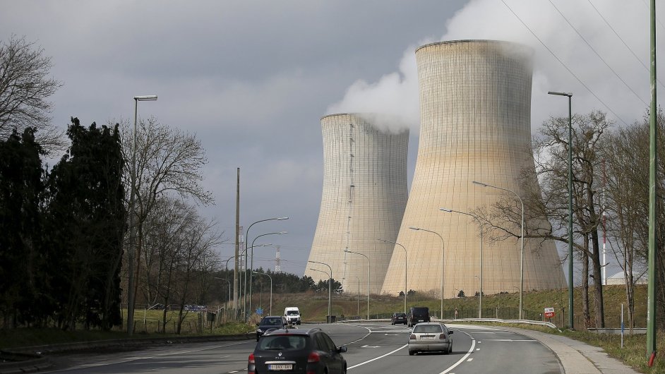 Jaderná elektrárna v Belgii.