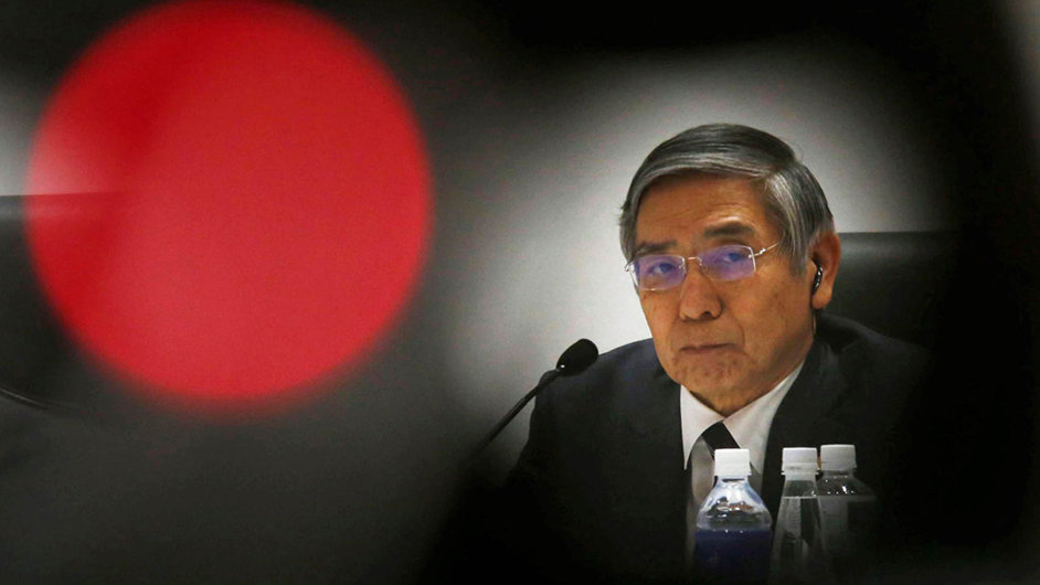 Haruhiko Kuroda: Guvernr japonsk centrln banky. Dofunkce byl jmenovn vroce 2013 premirem inzem Abem. Pedtm byl pomnoho let prezidentem Asijsk rozvojov banky.