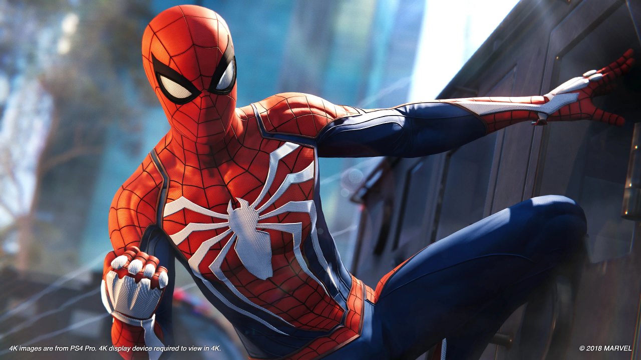 Spider-Man ve videohe dostupn pouze na PlayStation 4