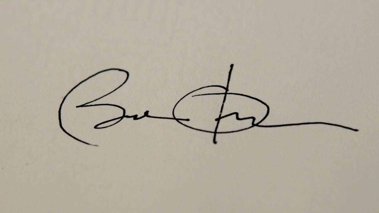 Podpis Baracka Obamy