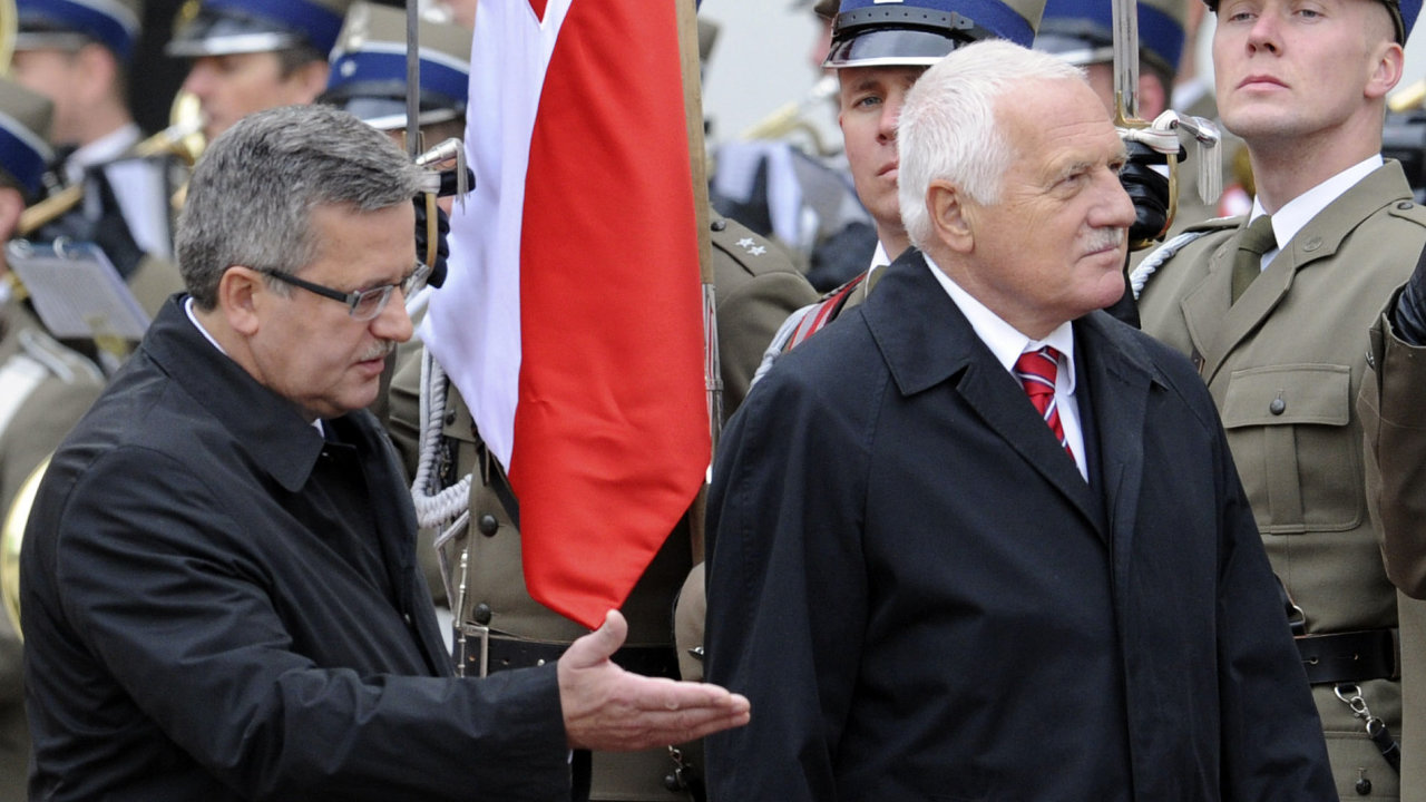 Prezident Václav Klaus na návtěvě Polska