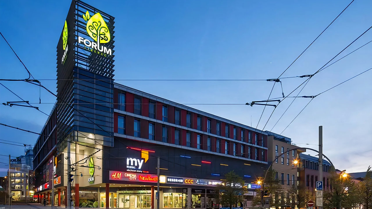 Obchodn� a n�kupn� centrum Forum Liberec