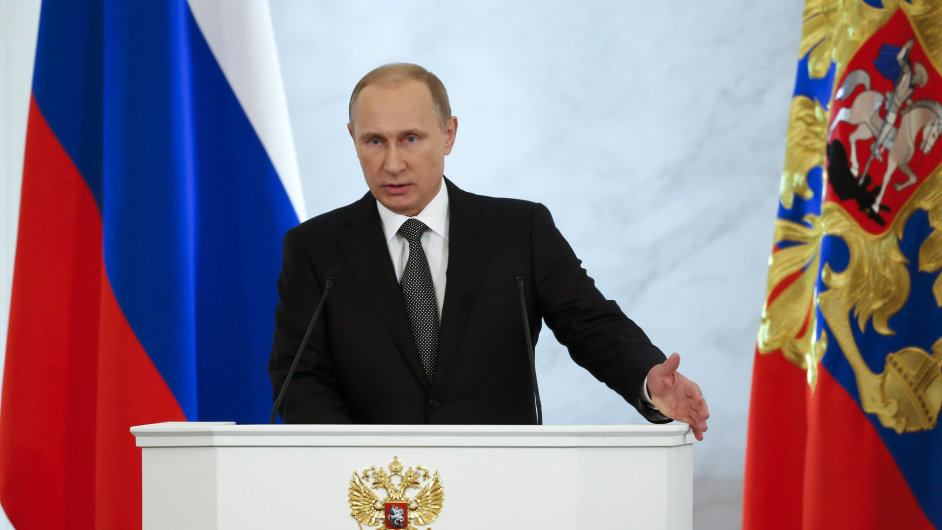 Vladimir Putin pøi projevu o stavu Ruské federace