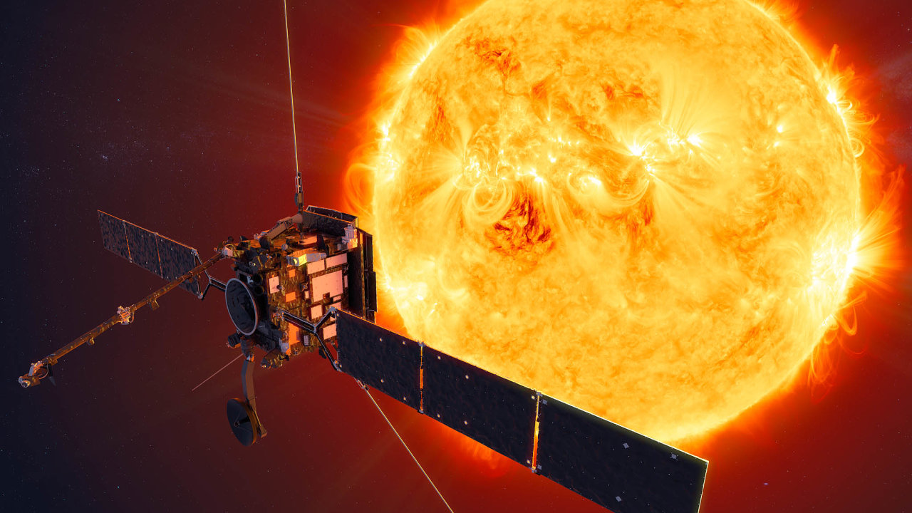 Vìdecká sonda Solar Orbiter se pøiblíží ke Slunci až na 42 milionù kilometrù.