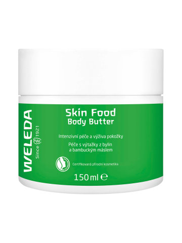 Oblíbený multifunkční krém Skin Food, tentokrát ve formě tělového másla. Receptura založená na výživném oleji ze slunečnicových semínek a bambuckém másle promění vaši pokožku na zářivou a hydratovanou.