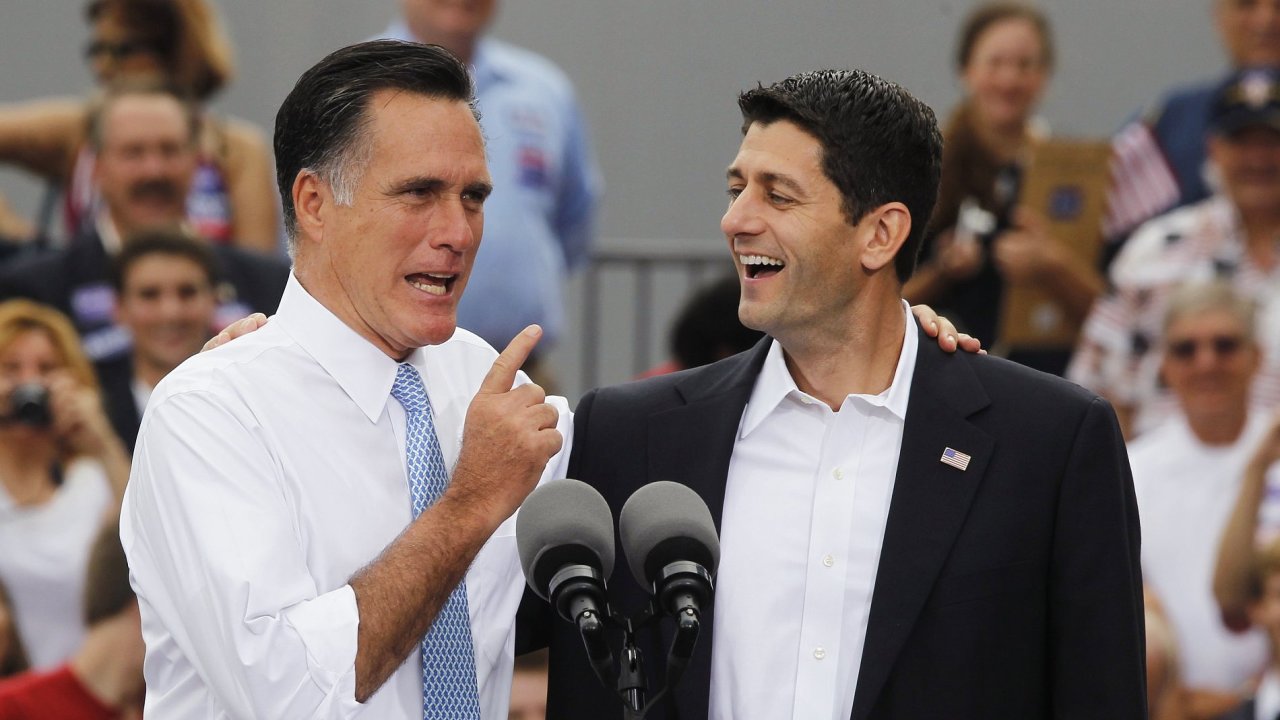 Mitt Romney a Paul Ryan