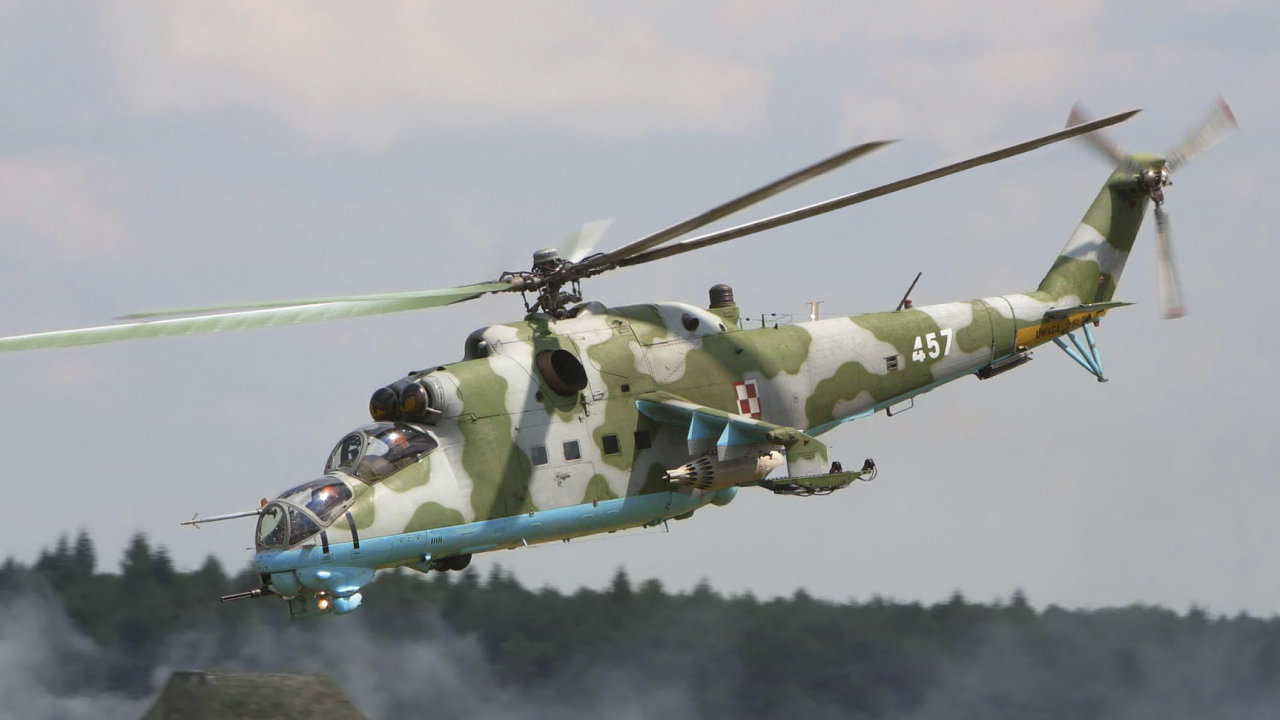 Rusk soud na lenku posdky bitevnho vrtulnku Mi-24 uvalil vazbu, ilustran foto