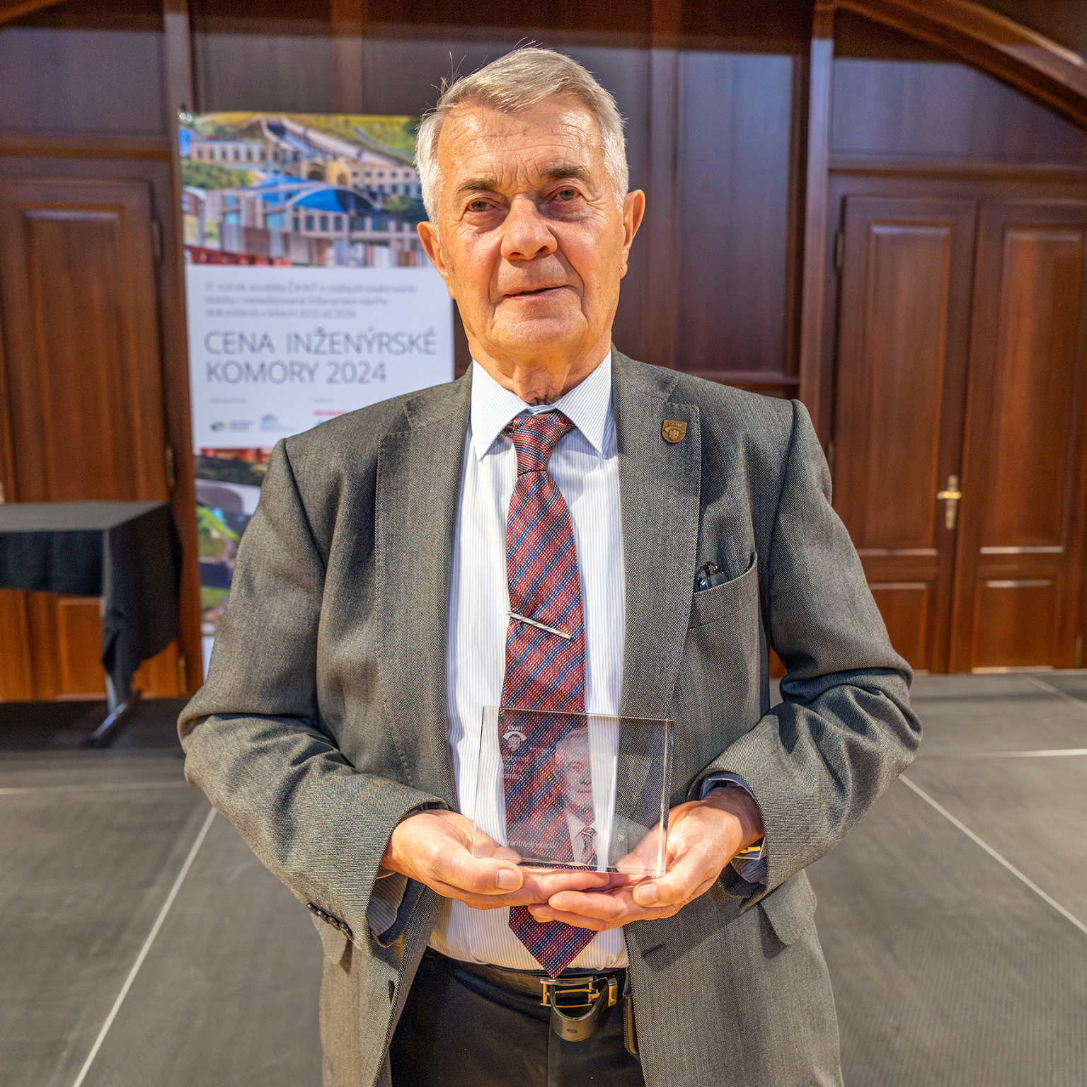 Ing. František Hladík, přední odborník na velké vodohospodářské stavby (Foto: ČKAIT) Ing. František Hladík, přední odborník na velké vodohospodářské stavby
