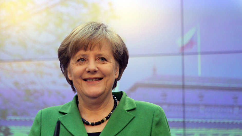 Angela Merkelov  v Praze