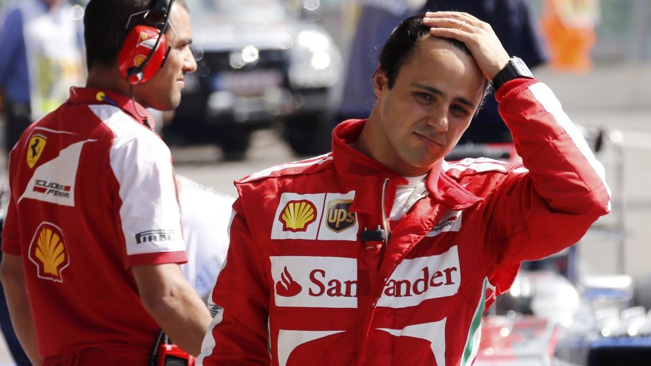 Felipe Massa u Ferrari kon