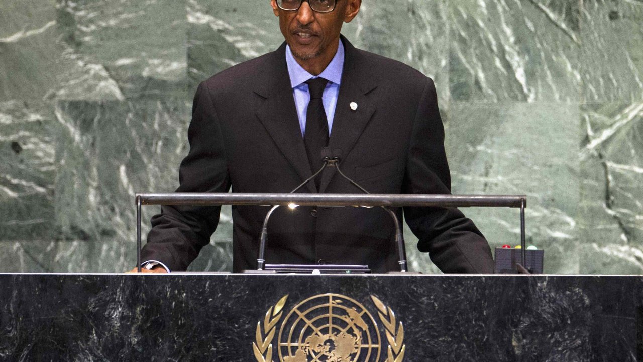 Rwandsk prezident Paul Kagame.