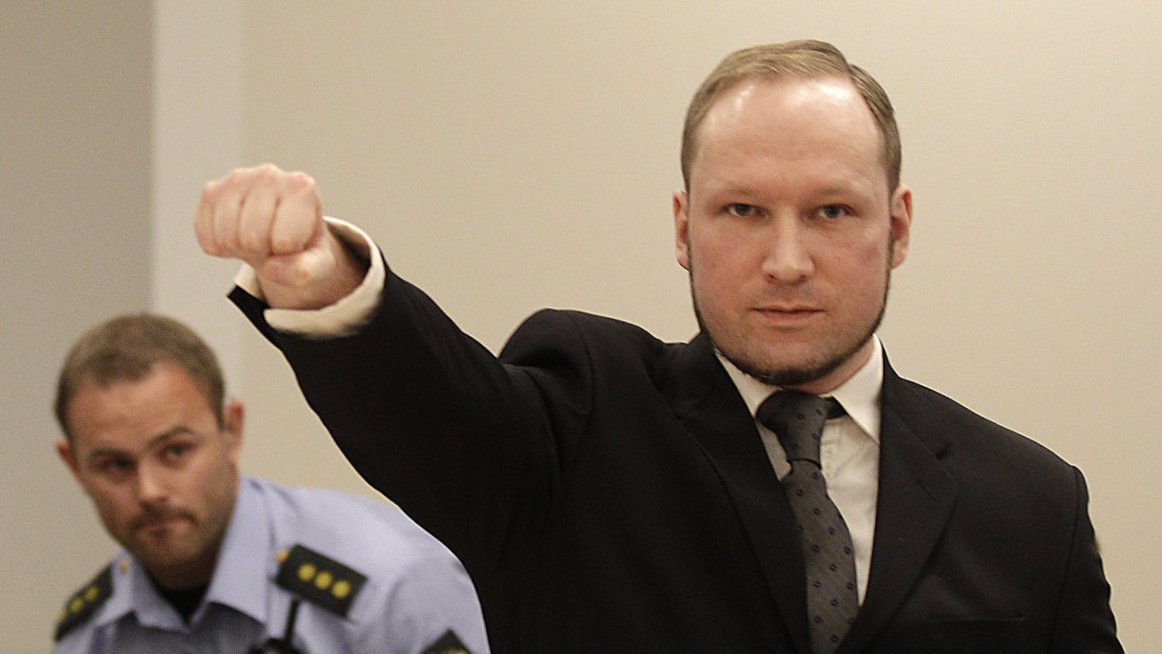 Masový vrah Anders Behring Breivik.