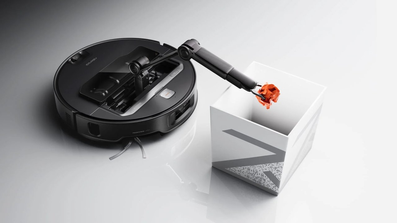 Robotick vysava Roborock Saros Z70 s mopem a motorizovanm ramenem pro klid vtch pedmt