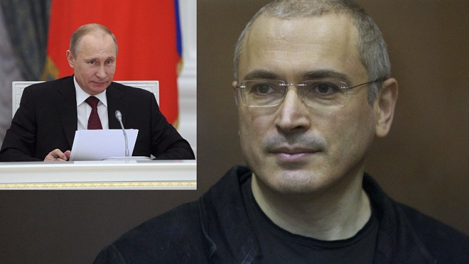 Vladimr Putin a Michail Chodorkovskij