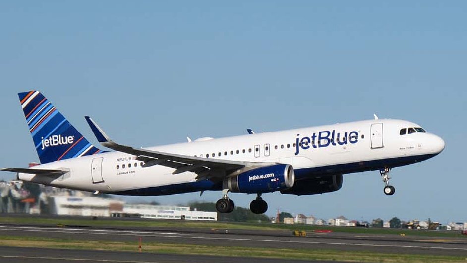 Airbus A320 spolenosti JetBlue