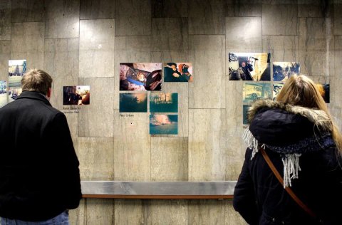 Snímek z vernisáže výstavy Probuzení spáči