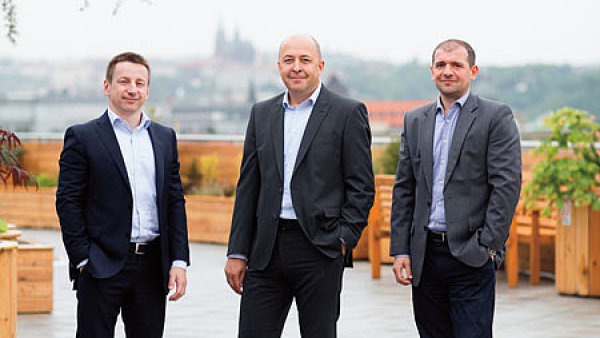 (zleva) Radek Halíček, vedoucí partner kanceláře KPMG Legal a člen vedení KPMG v České republice, Martin Kofroň, counsel, Martin Hrdlík, counsel. Tým KPMG Legal - Radek Halíček, Martin Kofroň a Martin Hrdlík