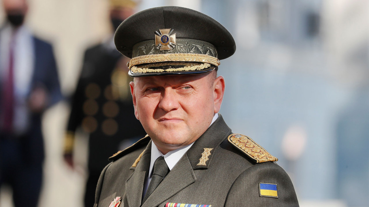 Generlporuk Valerij Zalunyj, vrchn velitel Ozbrojench sil Ukrajiny