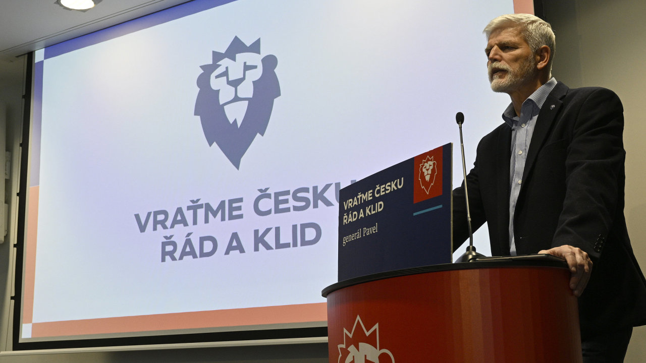 Kandidát na prezidenta Petr Pavel na tiskové konferenci k podobì další fáze kampanì, Praha.