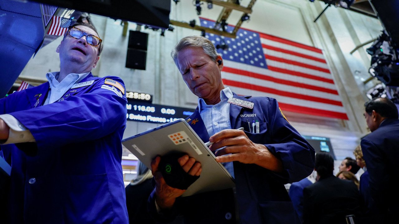 Parket newyorsk� akciov� burzy (NYSE).