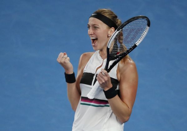 Petra Kvitová postoupila do semifinále grandslamu.