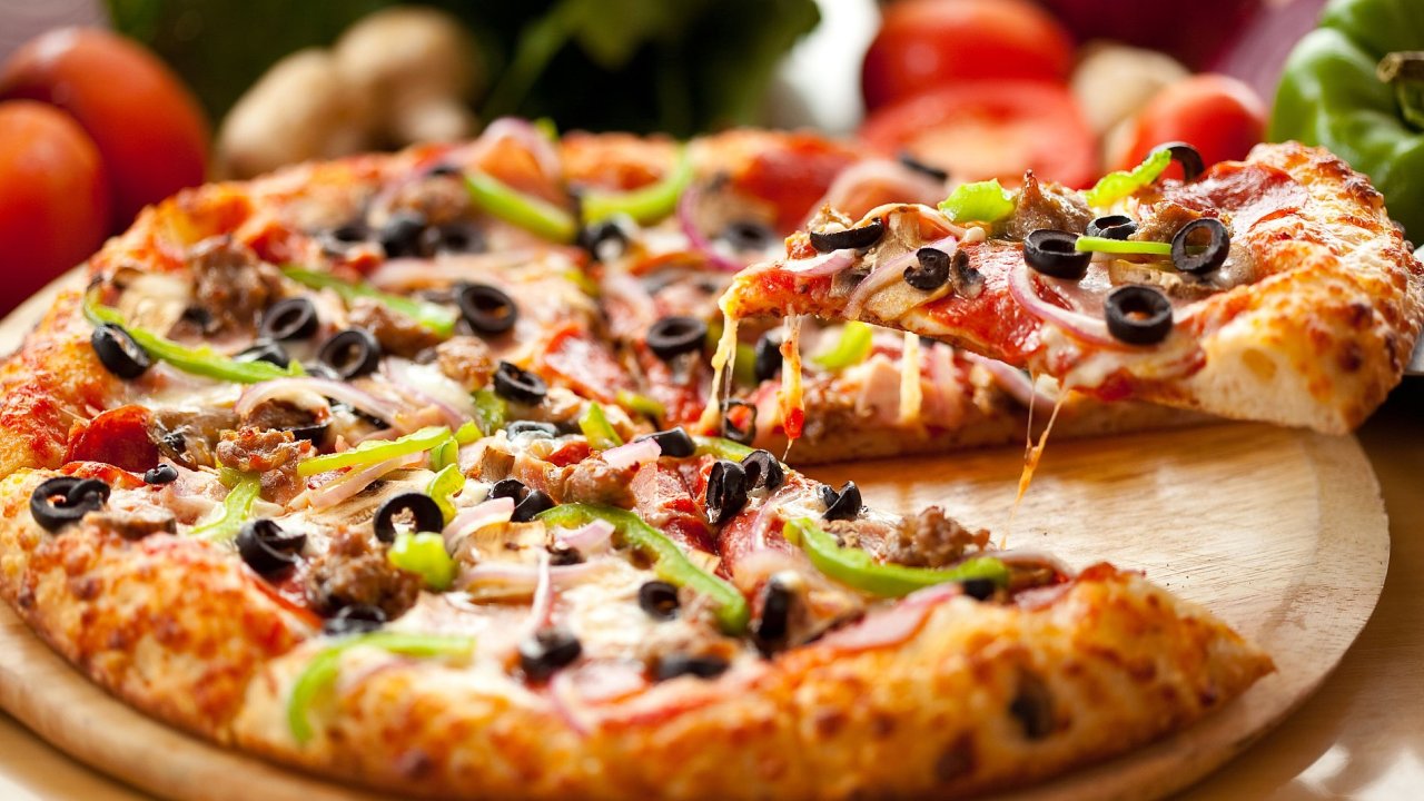 Prav italsk pizza - ilustran foto