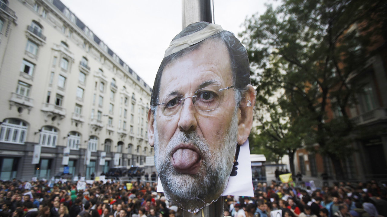 Ve panlsku lid protestuj proti vld konzervativnho premira Mariana Rajoye.