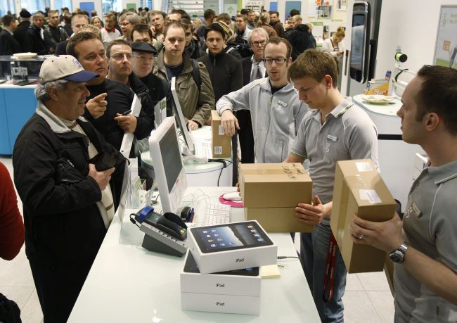 prodej tabletu iPad v Berln