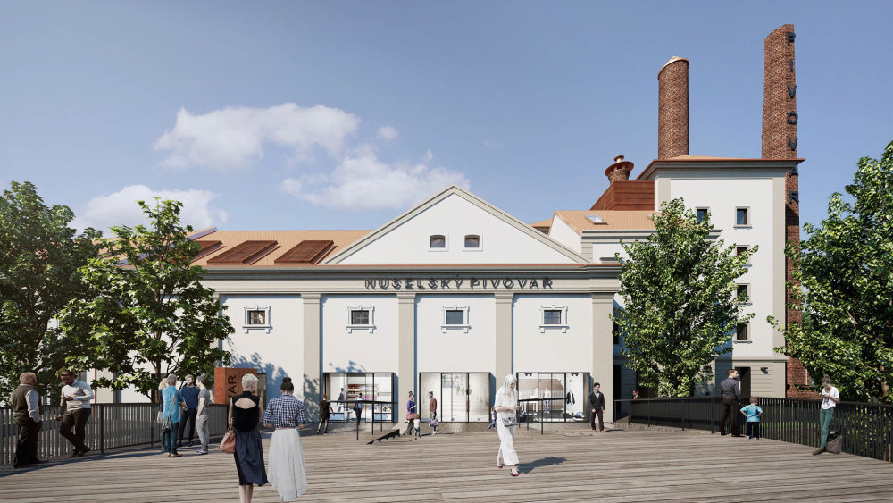 Projekt Nuselský pivovar navrhli v CMC architects pro developera Penta.