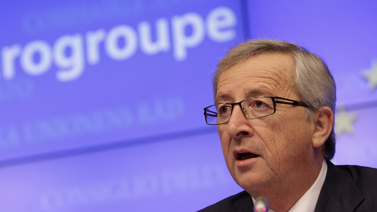 Lucembursk premir a f ministr financ zem eurozny Jean-Claude Juncker